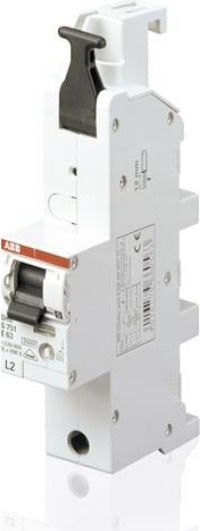 ABB S751-E16L1 Leitungsschutzschalter, Eingangsspannung 230/400 V, Nennstrom 16 A, Farbe: Weiß, B/T/H: 2,7 x 11,6 x 15,13 cm - Bild 1