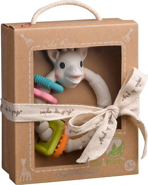 Sophie La Girafe So'Pure Colo'rings Beißring aus Naturkautschuk, mehrfarbig - Bild 1