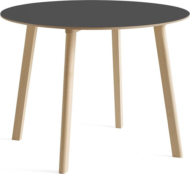 HAY Copenhague Deux CPH 220 Tisch, rund, grau/anthrazit, laminierte Oberfläche, Durchmesser: 220 cm - Bild 1