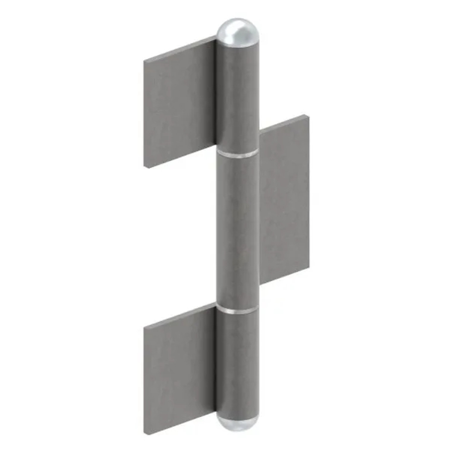 FeNau Konstruktionsscharnier Typ K08 aus Edelstahl in Stainless Look, 3-teilig, Länge: 240 mm - Bild 2