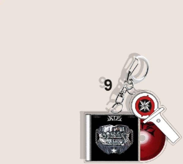 Stray Kids Schlüsselanhänger, Mini-Schallplattenalbum-Design, Grau, Unisex - Bild 1