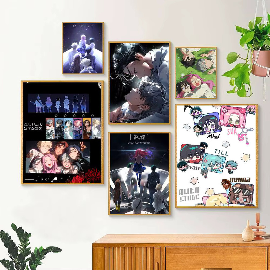 Selbstklebender Anime A-ALIEN S-STAGE Papierdruck als Wandposter in Mehrfarben - Bild 2