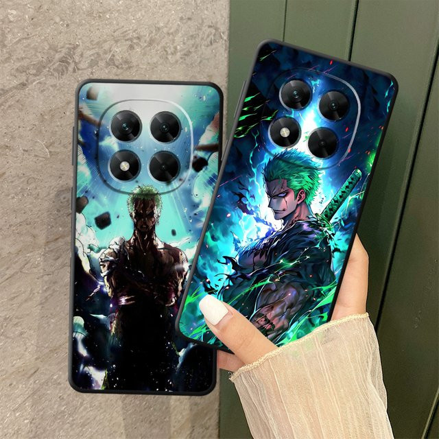 One Piece Cool Green Zoro Handyhülle für Xiaomi Redmi Note Serie in Schwarz - Bild 1