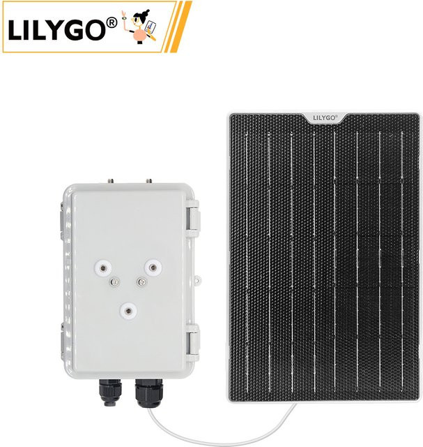 LILYGO T-Solar Kit Solar-Lade-Erweiterungsplatine mit wasserdichtem Gehäuse für Outdoor-Einsatz, 4,4–6 V Stromversorgung - Bild 1