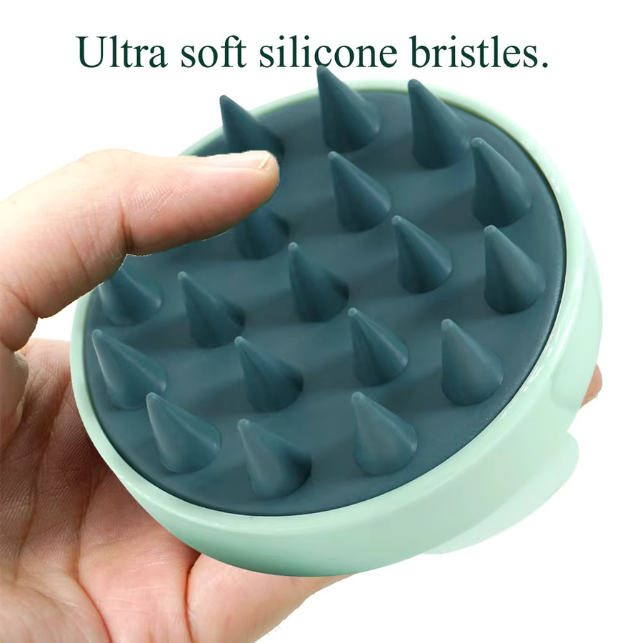 Silikon Shampoo Bürste zur Kopfhaut- und Körpermassage, Unisex - Bild 3