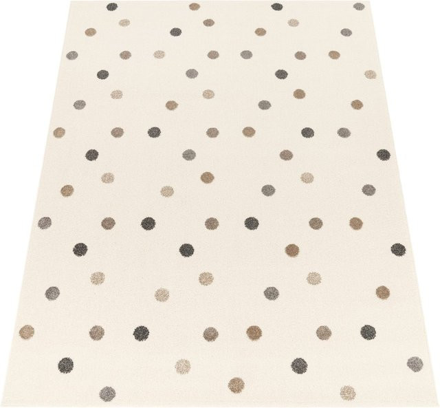 Kinderteppich Ninique beige gepunktet für das Kinderzimmer B/B: 80 x 150 cm - Bild 1