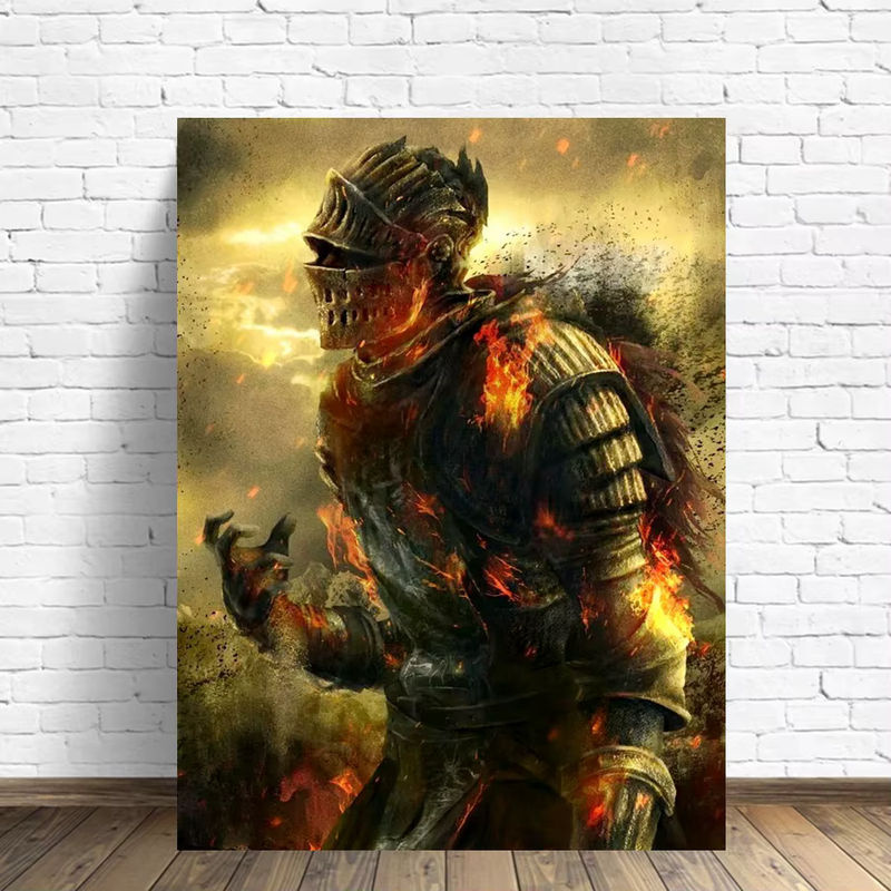 Diamond Painting Set YUTTEE Darkness Knight Warrior Abyss Walker Motiv in Multicolor, B/H: 30,0 x 30,0 cm - Bild 2