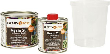 CREATIVePOXY Design-Gießharz transparent, 500 g - Bild 1
