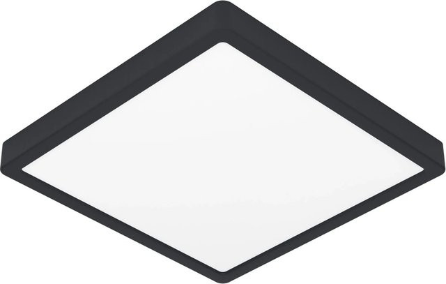 Eglo LED-Deckenleuchte Fueva 6 Schwarz CCT Quadratisch B/T: 29 x 29 cm - Bild 1