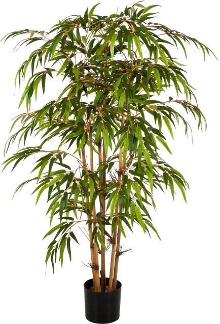 Künstlicher Bambus Lasse von artplants in Grün, Höhe: 120 cm - Bild 1