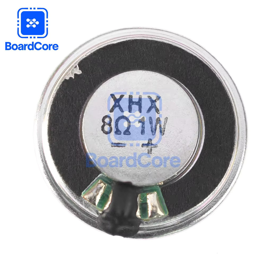 YTDMEN 5er Set Mini Ultradünne Rundlautsprecher in Schwarz, Durchmesser: 3 cm, 1W 8 Ohm für Arduino - Bild 2