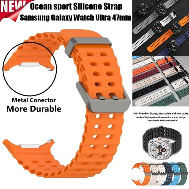 Samsung Uhrenarmband Silikon, Galaxy Watch Ultra 47mm, Unisex - Bild 1