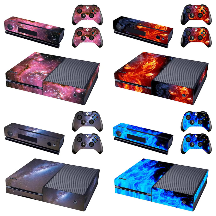 TECTINTER Vinyl Schutzhülle und Aufkleber Set für Xbox One Konsole und Controller - Bild 2