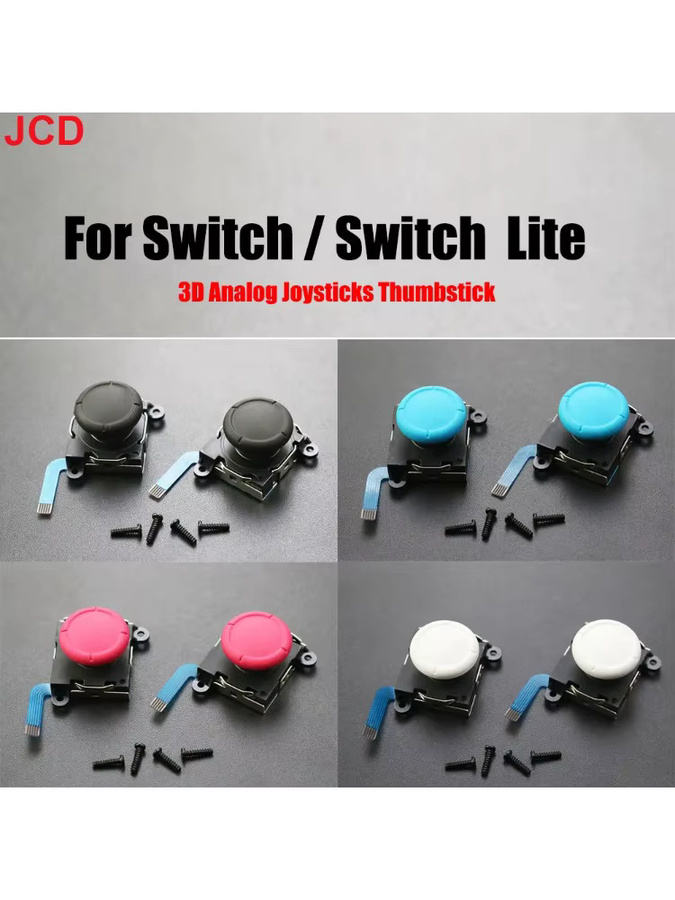 JCD Ersatz Analog-Joystick in Rot für Nintendo Switch Lite Joycon Controller Reparatur-Set - Bild 4
