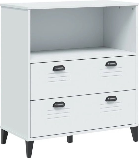 vidaXL Bücherschrank VIKEN in Weiß, Wandmontage, B/T/H: 80 x 40 x 90 cm - Bild 1