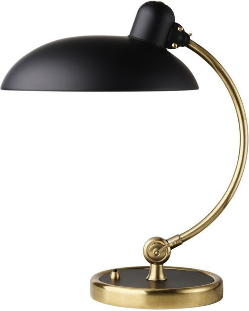 Fritz Hansen Kaiser Idell 6331 T Luxus Sonderedition Schreibtischlampe aus Messing in Gold und Schwarz - Bild 1