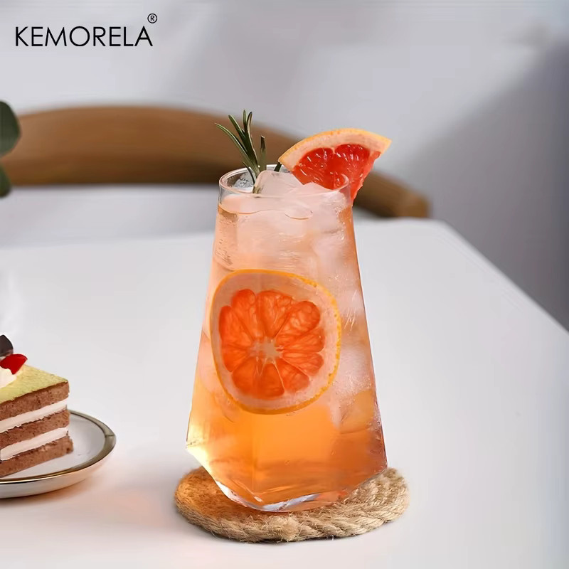 KEMORELA Kristall Highball-Gläser Tumbler, transparent, 500 ml - Bild 3