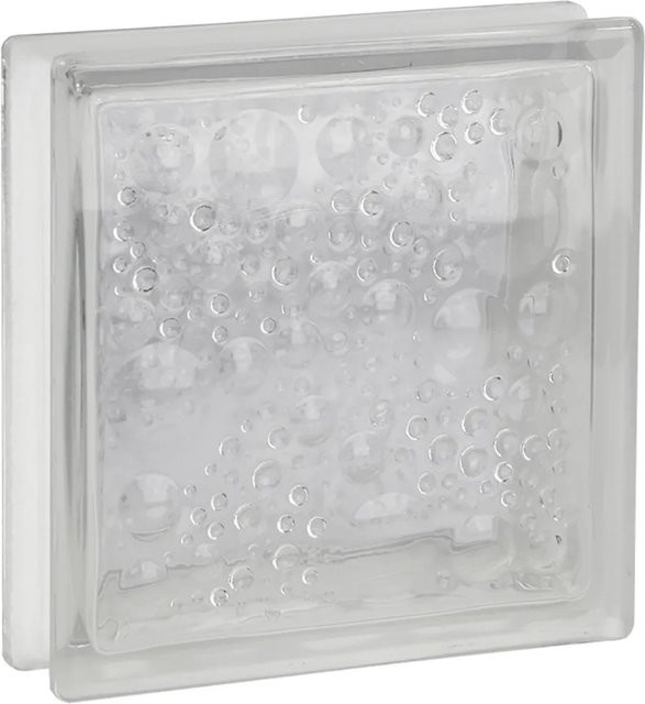 Fuchs Design Glasbaustein transparent B/H: 19 x 19 cm, Tiefe: 5 cm - Bild 1