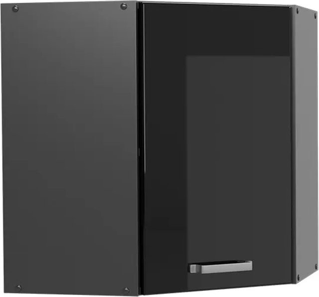 Vicco Eckhängeschrank R-Line Küchenschrank modern in Anthrazit und Schwarz, Breite: 57 cm - Bild 2
