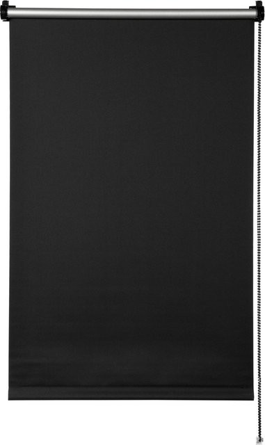 Gardinia Rollo EasyFix Thermo Schwarz B: 100 cm, H: 150 cm - Bild 1