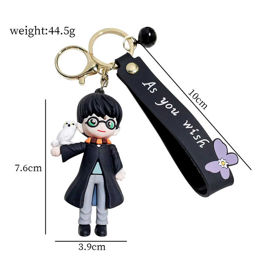 Bandai Schlüsselanhänger Set, Silikon, Bunt, Harry Potter Chibi-Charakter - Bild 3