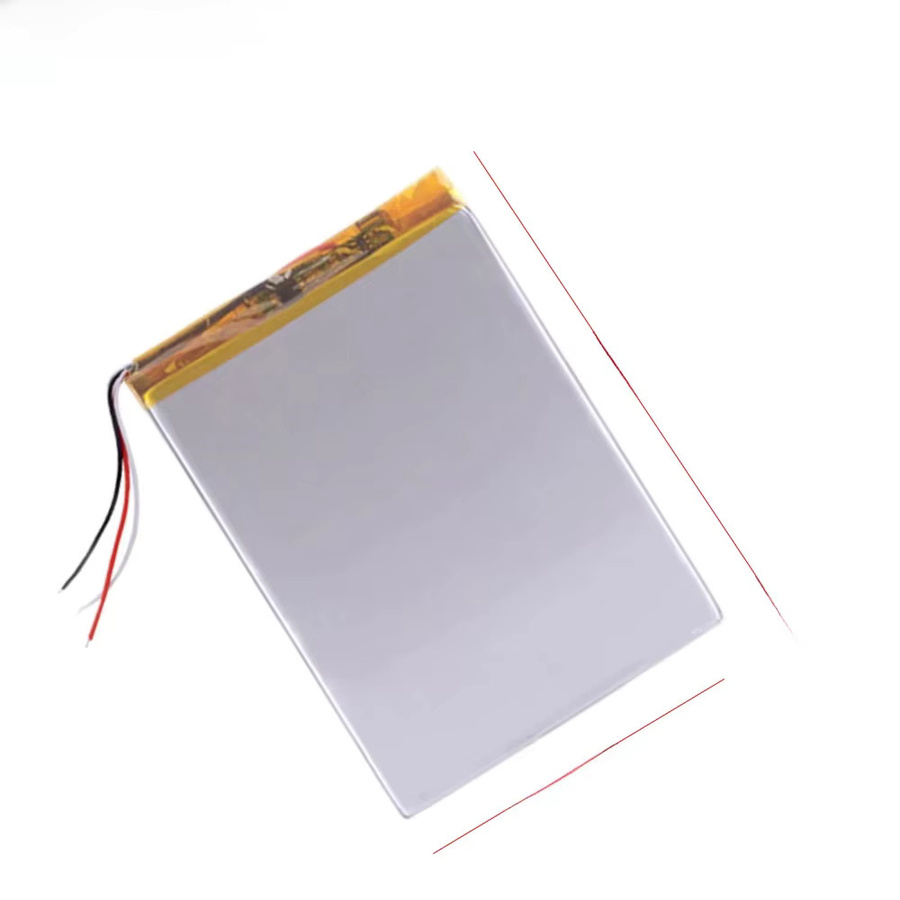 Lanzhd Universeller Tablet-Akku 3,7V 6000mAh in Silber, B/H/T: 12,0 x 9,8 x 0,3 cm - Bild 1