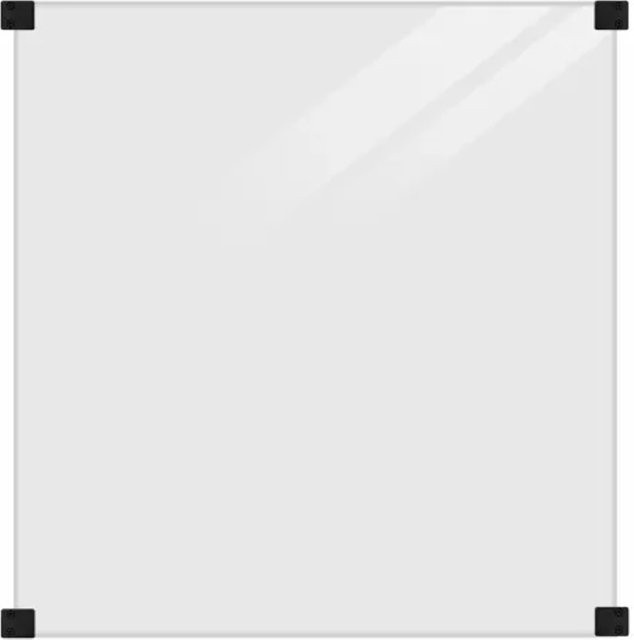 Glaszaun Element Plus in Rauchgrau und Grauschwarz, transparent, B/H: 90 x 91 cm - Bild 1
