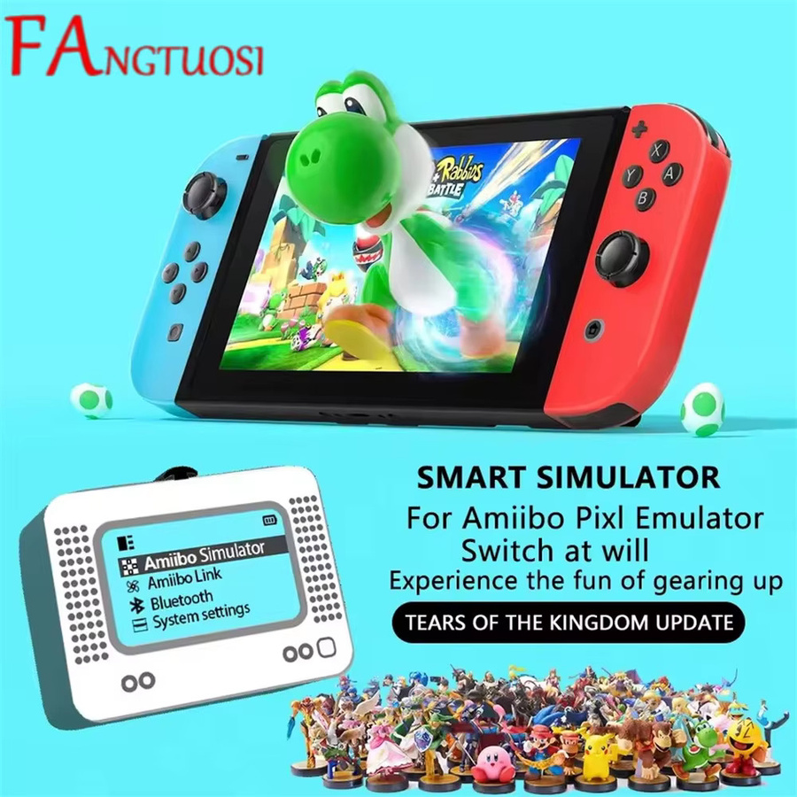 Allmiibo Bluetooth Simulator Emulator Controller für Switch und Wii U, Weiß - Bild 2