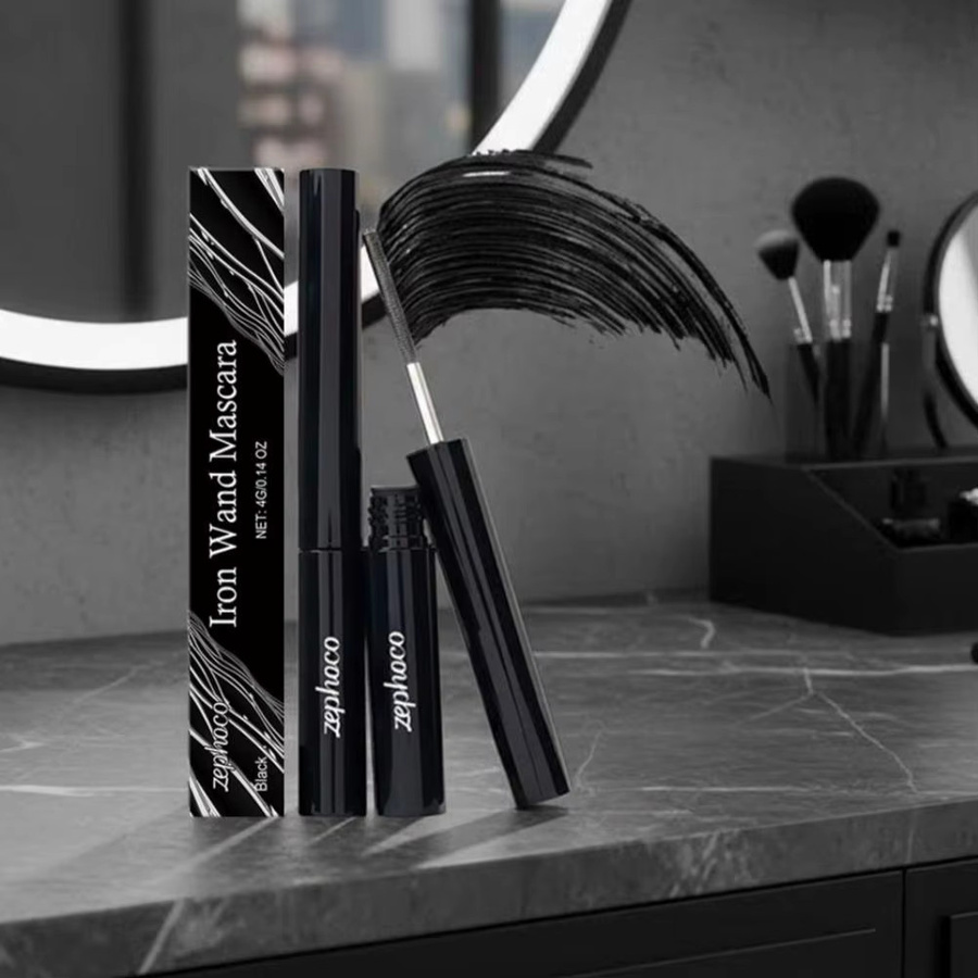 Zephoco Iron Wand Black Mascara, wasserfest, volumengebend, verlängernd - Bild 3