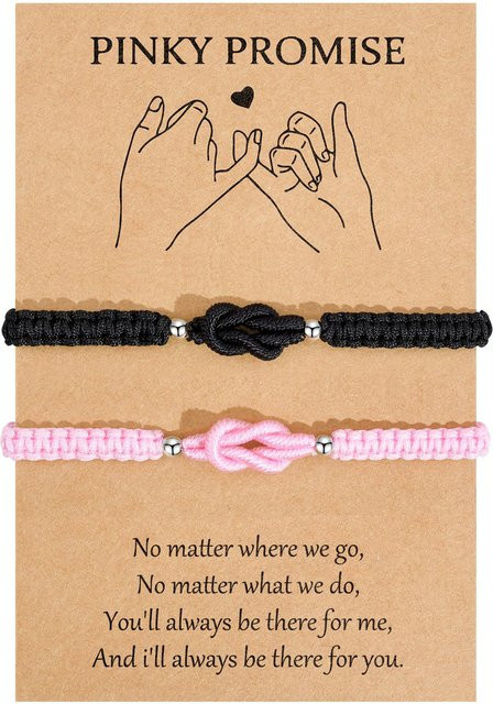 RUIYI Armband, Pinky Promise Forever Love Knot, Unisex - Bild 1