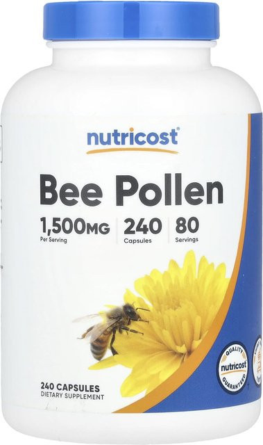 Nutricost Bienenpollen 240 Kapseln - Bild 1