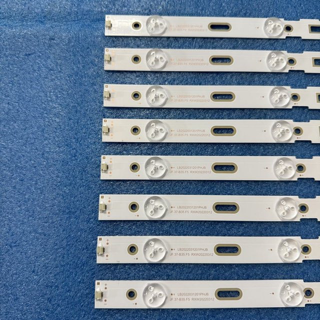 8er Set LED-Hintergrundbeleuchtung in Weiß für Grundig Fernseher Modelle 40VLE685BG 40VLE6420BH 40VLE595BG 40CLE5427BG 40VLE5421BG 40VLE555BG 40VLE4420BM 40VLE5425WG - Bild 1