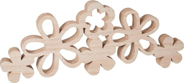 VBS Blumenreihe aus MDF Holz in Beige für Tischdekoration - Bild 1