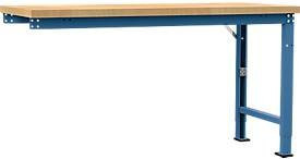 Manuflex Anbauwerkbank Profi Spezial mit Multiplex-Tischplatte, Blau, B/T: 175 x 70 cm - Bild 1