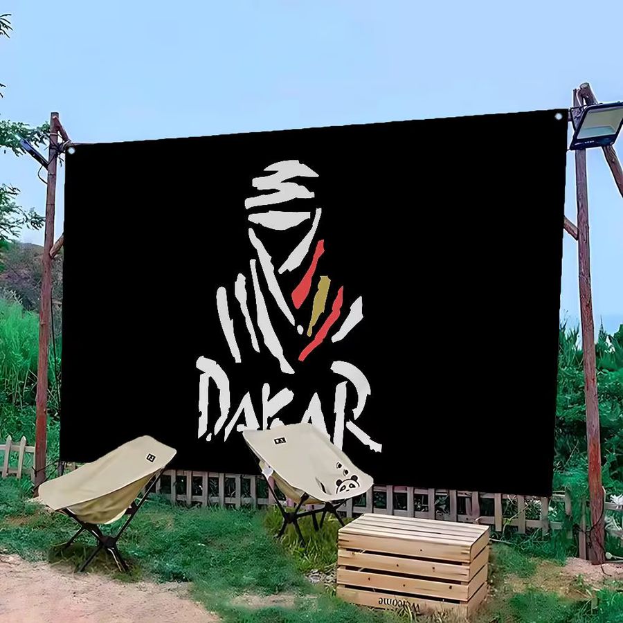 Potdemiel Werbeflagge als Hängebanner für Kunst-Promotion und Shop-Werbung mit Ösen - Bild 3