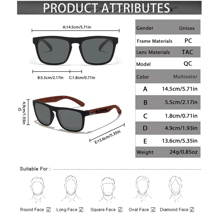 Karos Sonnenbrille, polarisiert, Unisex, Vollrand - Bild 2