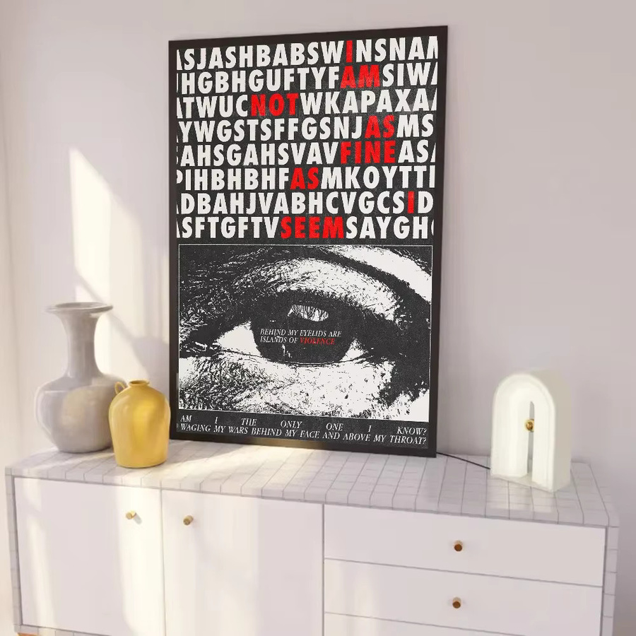 Potdemiel Anime Poster Twenty One Pilots Kunstdekoration Mehrfarbig - Bild 3