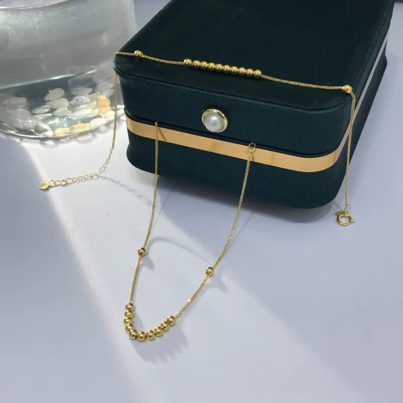 Armband 18 Karat Gold, Glücksperlen, Damen - Bild 2