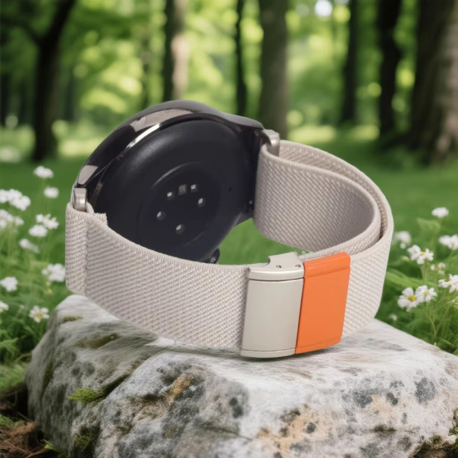 fiterme Uhrenarmband Nylon, Weiß, Unisex - Bild 2