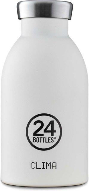 24Bottles Clima Bottle Basic Trinkflasche Ice White 330ml - Bild 1