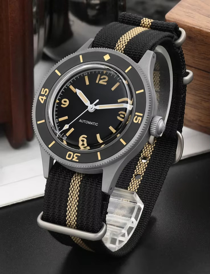 Tandorio Armbanduhr Automatik, Edelstahl, 40 mm, Grün, Herren - Bild 2