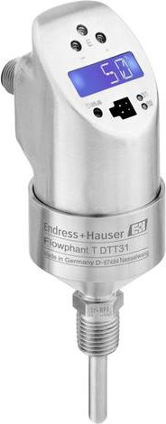 Endress+Hauser DTT31-A1A111AE2AAC Durchflussmessgerät mit Messbereich 0.03 - 3.0 m/s und Betriebsspannung 18 - 30 V/DC in Silber - Bild 1