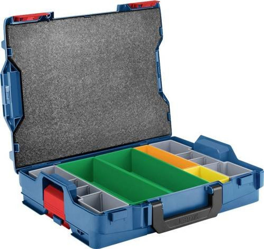 Bosch Professional L-BOXX 102 Set mit 6 Inset Boxen, Transportkoffer, Blau, B: 44,2 cm, T: 35,7 cm, H: 11,7 cm - Bild 2