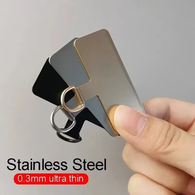 Mrgabwte Universal Luxus Metall Handy Lanyard Patch Set für iPhone Xiaomi Huawei, 2 oder 4 Stück - Bild 1