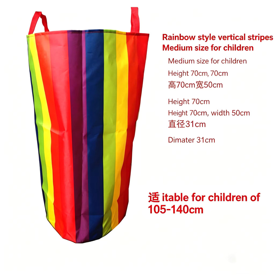 soulbao Regenbogen-Sackrace-Tasche, Outdoor-Partyspielzeug - Bild 4
