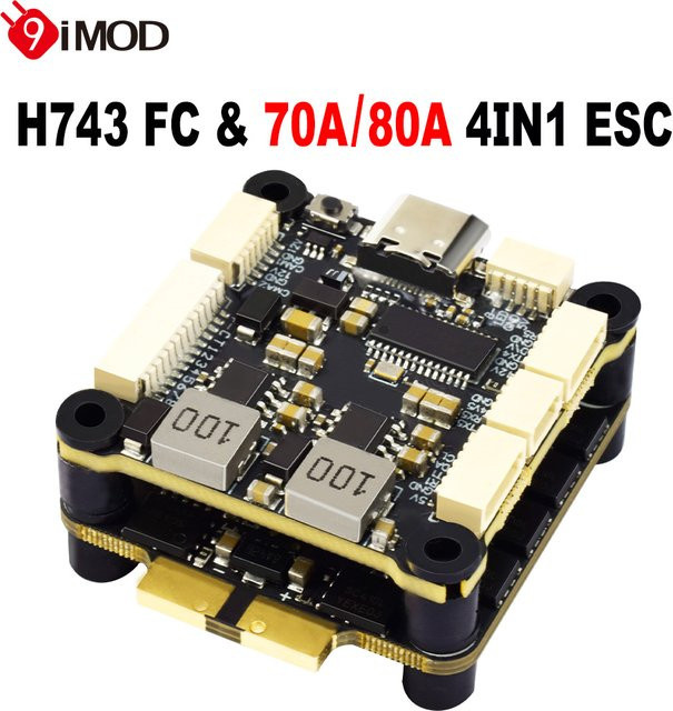 9IMOD H743 Flight Stack Flight Control 4in1 ESC, für RC FPV Racing Drone - Bild 1
