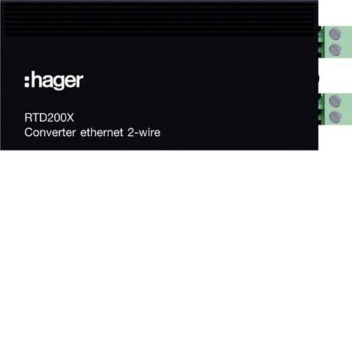 Hager RTD200X Konverter Schwarz - Bild 1