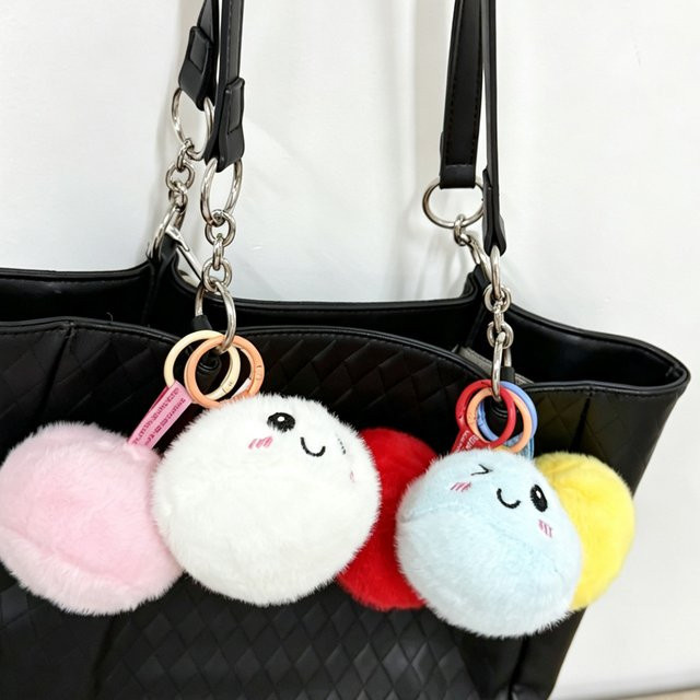 Bandai Dampfbrötchen-Anhänger-Puppen, Plüsch / Textil, Bunt / Mehrfarbig, 6-teiliges Set - Bild 1