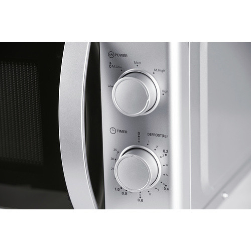 Respekta Unterbau- und Stand-Mikrowelle MW 700 in Silber, B: 45,2 cm, H: 30,6 cm - Bild 3