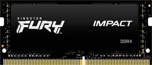 Kingston FURY Impact DDR4 Laptop-Arbeitsspeicher Modul 32 GB 3200 MHz SO-DIMM CL20 Schwarz - Bild 1